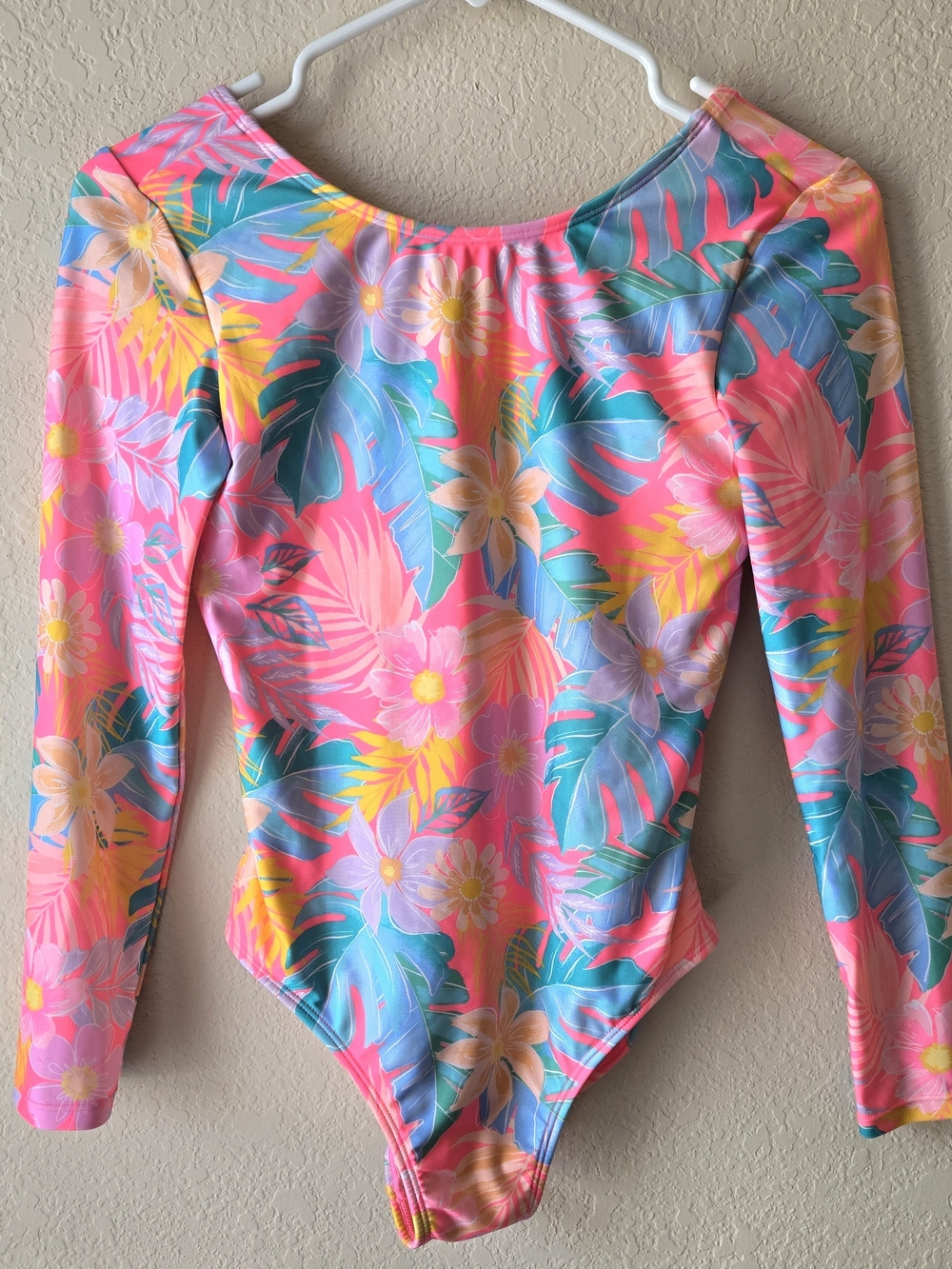 Cat & Jack Girls' Floral One-Piece Swimsuit Size 14 XL